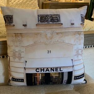 Chanel throw pillow